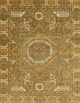 Abstract Yellow Modern Rug, abs652