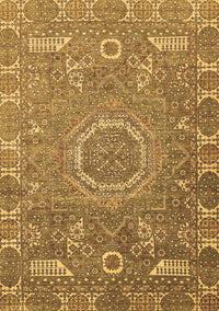 Abstract Brown Modern Rug, abs652brn