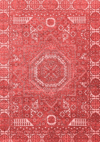 Abstract Red Modern Rug, abs652red