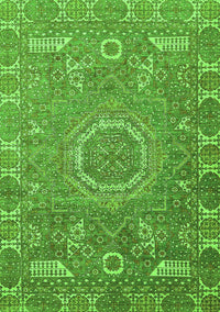 Abstract Green Modern Rug, abs652grn