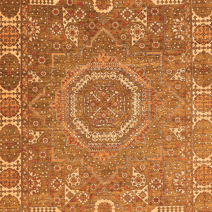 Abstract Orange Modern Rug, abs652org