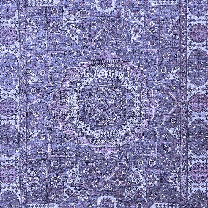 Machine Washable Abstract Blue Modern Rug, wshabs652blu