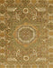 Machine Washable Abstract Yellow Rug, wshabs652