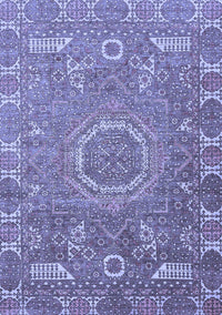 Abstract Blue Modern Rug, abs652blu