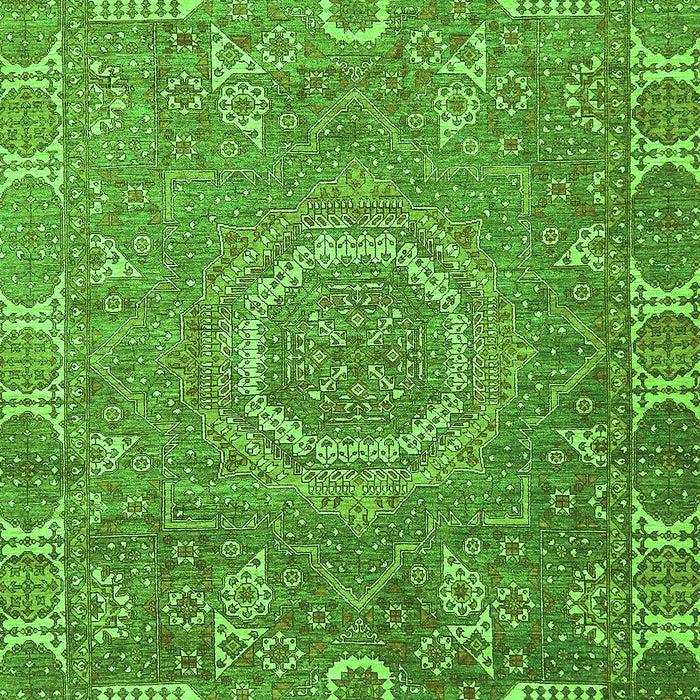 Machine Washable Abstract Green Modern Area Rugs, wshabs652grn