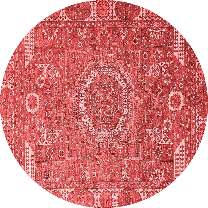 Machine Washable Abstract Red Modern Rug, wshabs652red