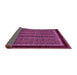 Sideview of Abstract Pink Modern Rug, abs653pnk