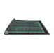 Sideview of Abstract Light Blue Modern Rug, abs653lblu