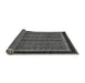 Sideview of Abstract Gray Modern Rug, abs653gry