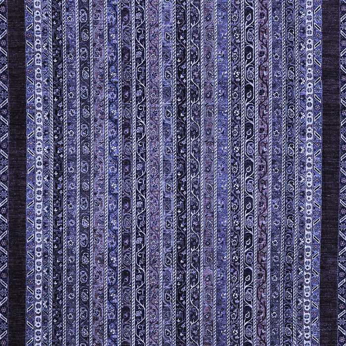 Abstract Blue Modern Rug, abs653blu