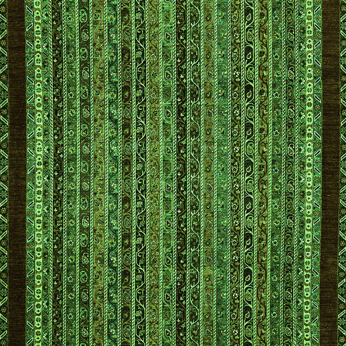Abstract Green Modern Rug, abs653grn
