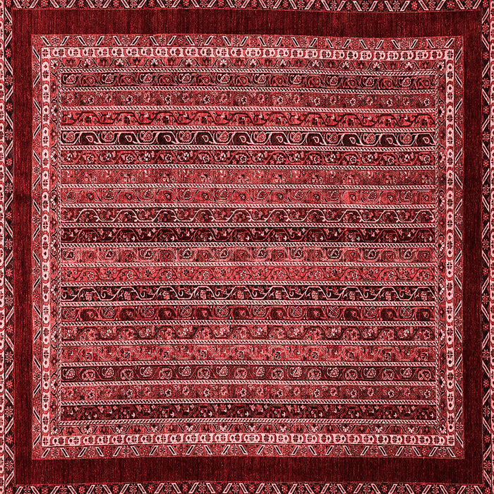 Machine Washable Abstract Red Modern Rug, wshabs653red