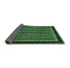 Sideview of Abstract Emerald Green Modern Rug, abs653emgrn