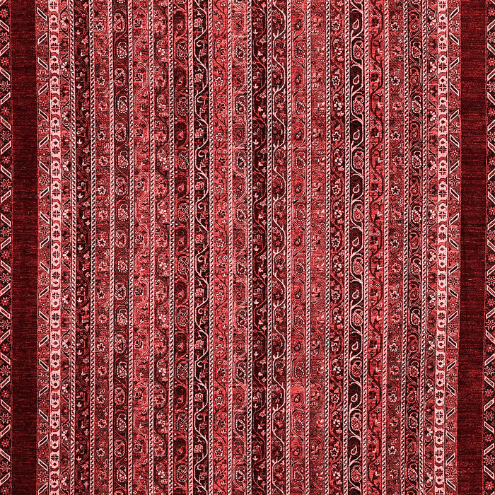 Machine Washable Abstract Red Modern Rug, wshabs653red