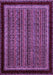 Machine Washable Abstract Purple Modern Area Rugs, wshabs653pur