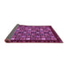 Sideview of Abstract Purple Modern Rug, abs654pur