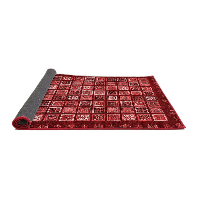 Abstract Red Modern Area Rugs