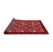 Abstract Red Modern Area Rugs