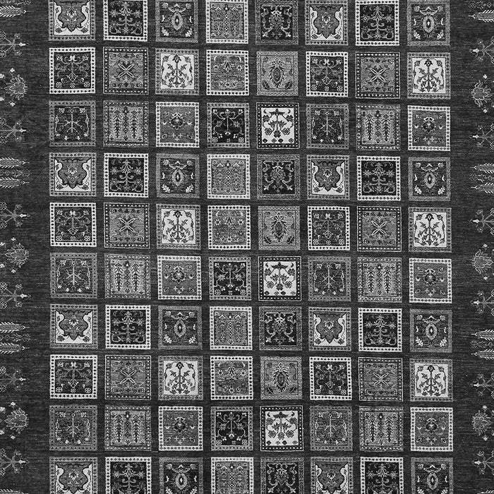 Machine Washable Abstract Gray Modern Rug, wshabs654gry