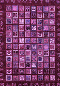 Abstract Purple Modern Rug, abs654pur