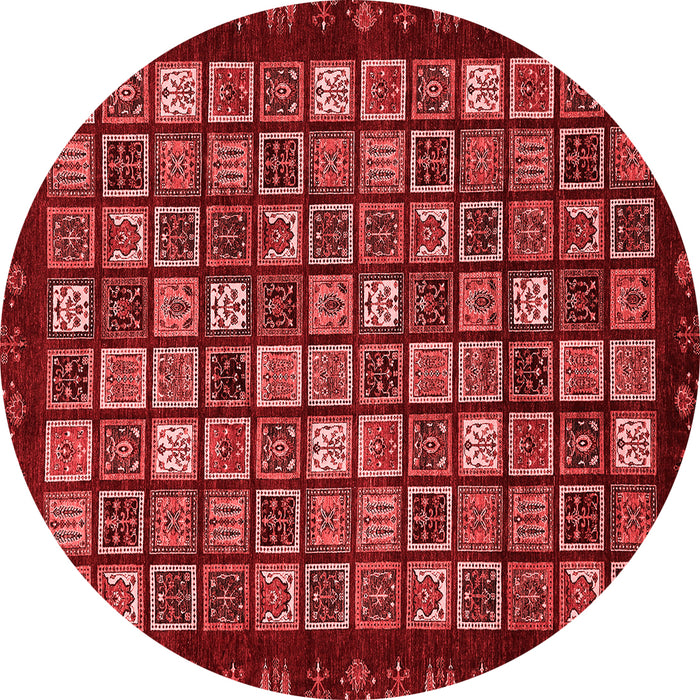 Machine Washable Abstract Red Modern Rug, wshabs654red