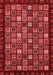 Abstract Red Modern Area Rugs