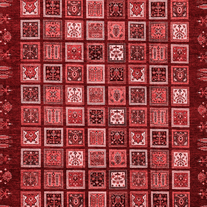 Abstract Red Modern Area Rugs