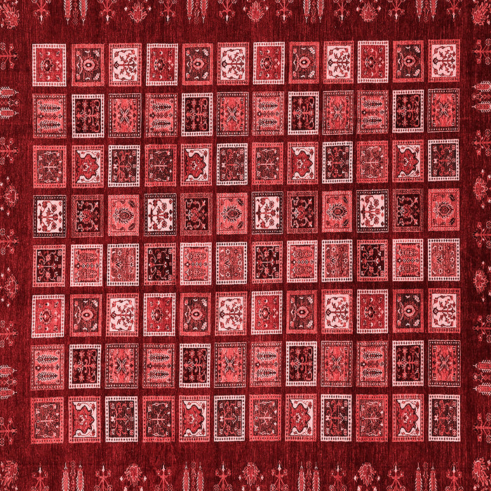 Abstract Red Modern Rug, abs654red