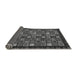 Sideview of Abstract Gray Modern Rug, abs654gry