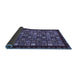 Sideview of Abstract Blue Modern Rug, abs654blu