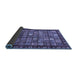 Sideview of Abstract Blue Modern Rug, abs655blu