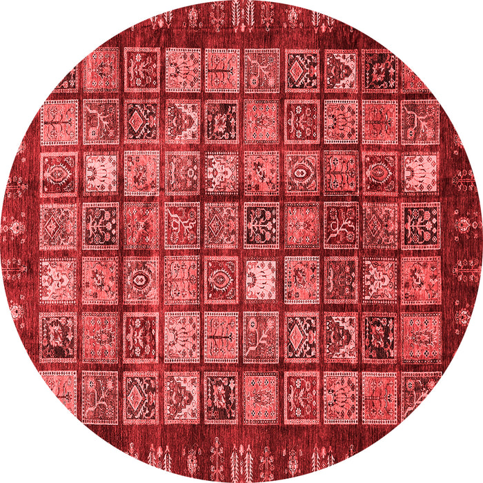 Abstract Red Modern Rug, abs655red