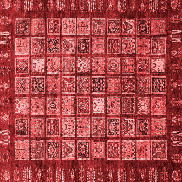 Abstract Red Modern Rug, abs655red