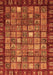 Abstract Orange Modern Rug, abs655org