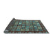 Sideview of Abstract Light Blue Modern Rug, abs655lblu