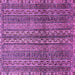 Square Abstract Purple Modern Rug, abs656pur