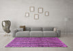 Machine Washable Abstract Purple Modern Area Rugs in a Living Room, wshabs656pur