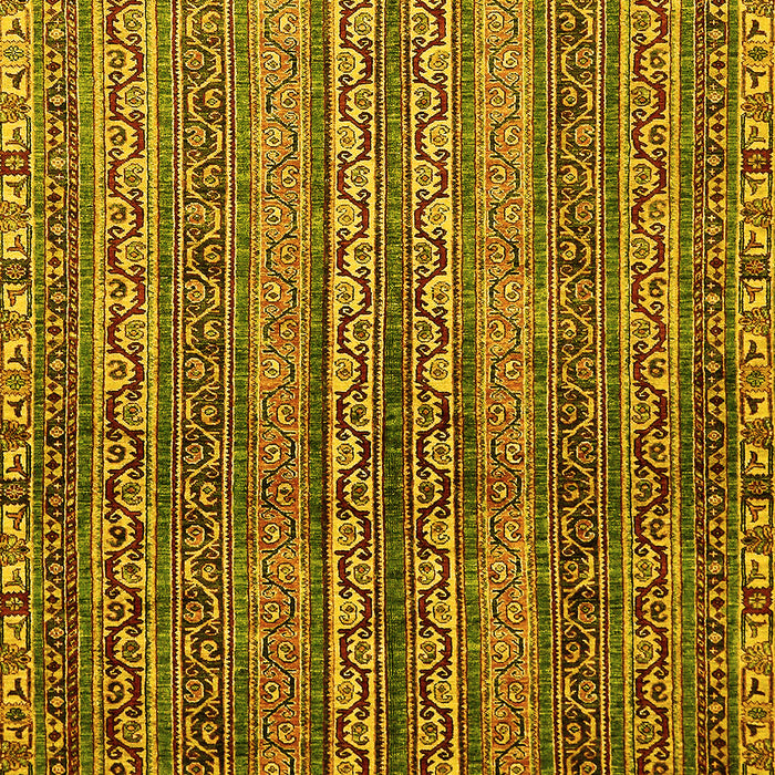 Machine Washable Abstract Yellow Modern Rug, wshabs656yw