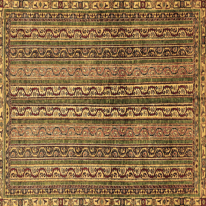 Square Machine Washable Abstract Brown Modern Rug, wshabs656brn