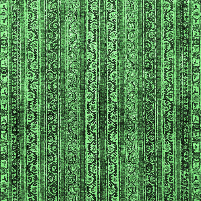Abstract Emerald Green Modern Rug, abs656emgrn