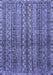 Machine Washable Abstract Blue Modern Rug, wshabs656blu