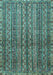 Machine Washable Abstract Light Blue Modern Rug, wshabs656lblu