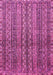 Machine Washable Abstract Pink Modern Rug, wshabs656pnk