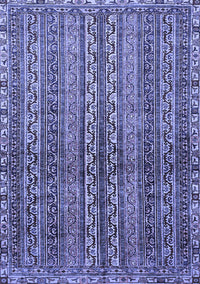 Abstract Blue Modern Rug, abs656blu