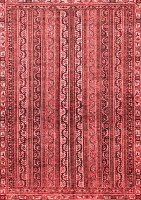 Abstract Red Modern Rug, abs656red