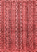 Abstract Red Modern Area Rugs