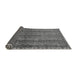 Sideview of Abstract Gray Modern Rug, abs656gry