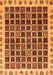 Machine Washable Abstract Orange Modern Area Rugs, wshabs657org