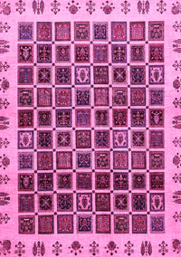 Abstract Pink Modern Rug, abs657pnk