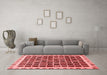 Modern Red Washable Rugs